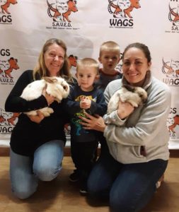 2 bunnies were adopted WAGS