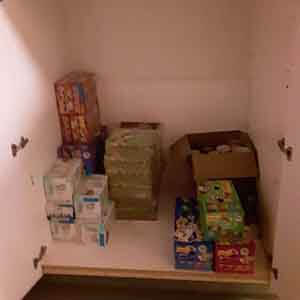 our canned cat food cupboard is almost empty! We Need donations WAGS