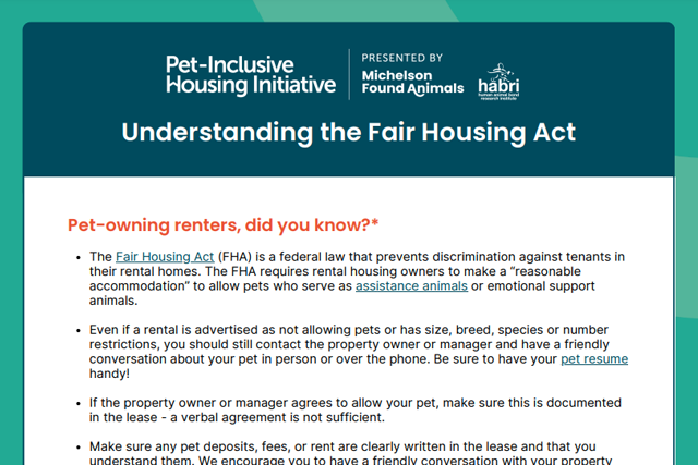 Understanding then Fair Housing Act